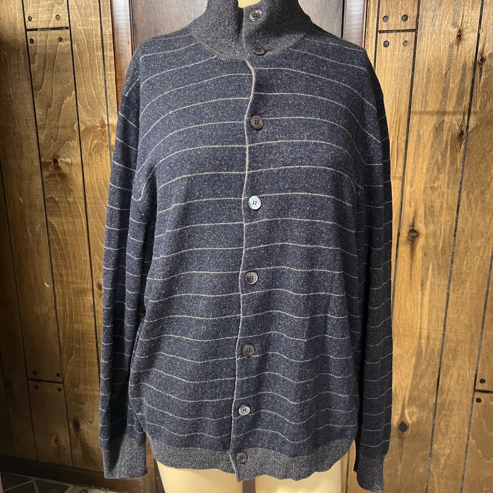 Auth.Brunello Cucinelli 100%cashmere Men’s Sweater, Sz.56, New